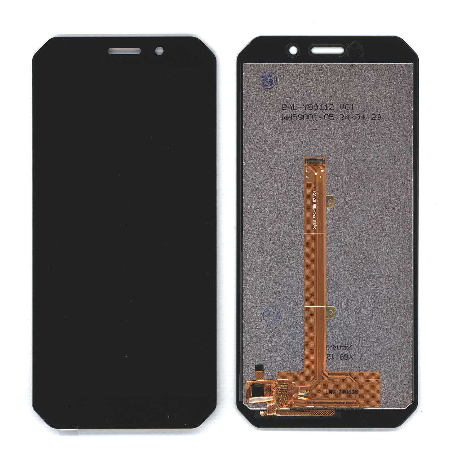 Дисплей для Doogee S61 Pro в сборе с тачскрином черный