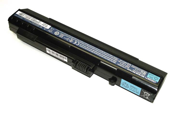 Аккумуляторная батарея для ноутбука Acer Aspire One ZG-5 D150 A110 A150 531 11.1V 5200mAh OEM черная
