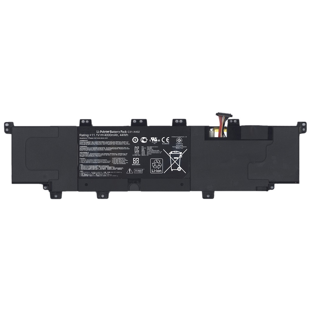 Аккумуляторная батарея для ноутбука Asus VivoBook S300CA (C31-X402) 11.1V 4000mAh 44wh