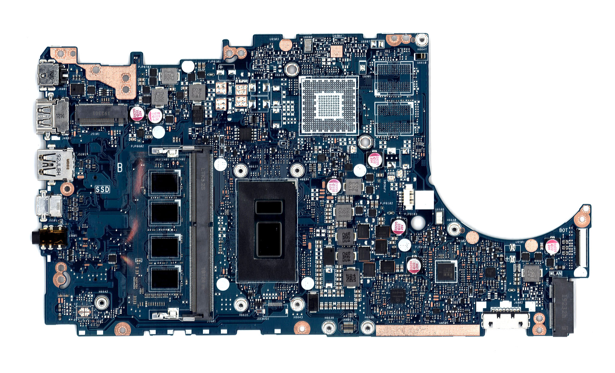 Материнская плата для Asus TP410UA 8G/I7-8550U 90NB0FS0-R01E00