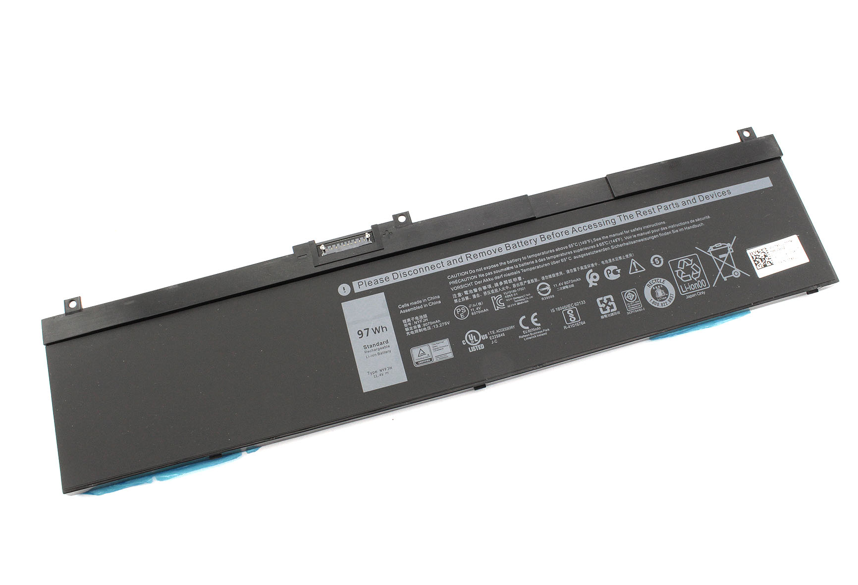 Аккумуляторная батарея для ноутбука Dell Precision 7730 (NYFJH) 11.4V 97Wh