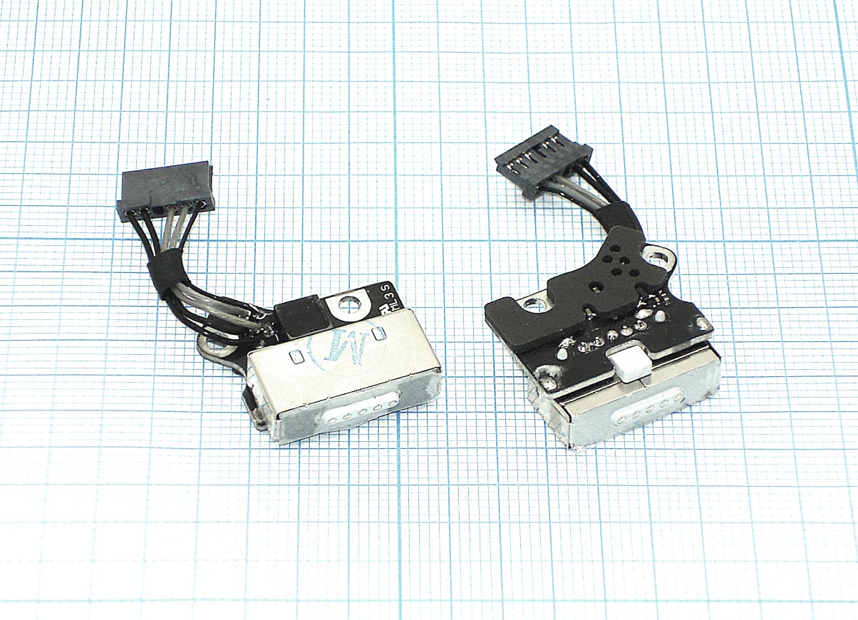 Плата питания с разъемом MagSafe2 для MacBook Pro Retina 15" A1398 (Mid 2012 - Mid 2015) 820-3609-A