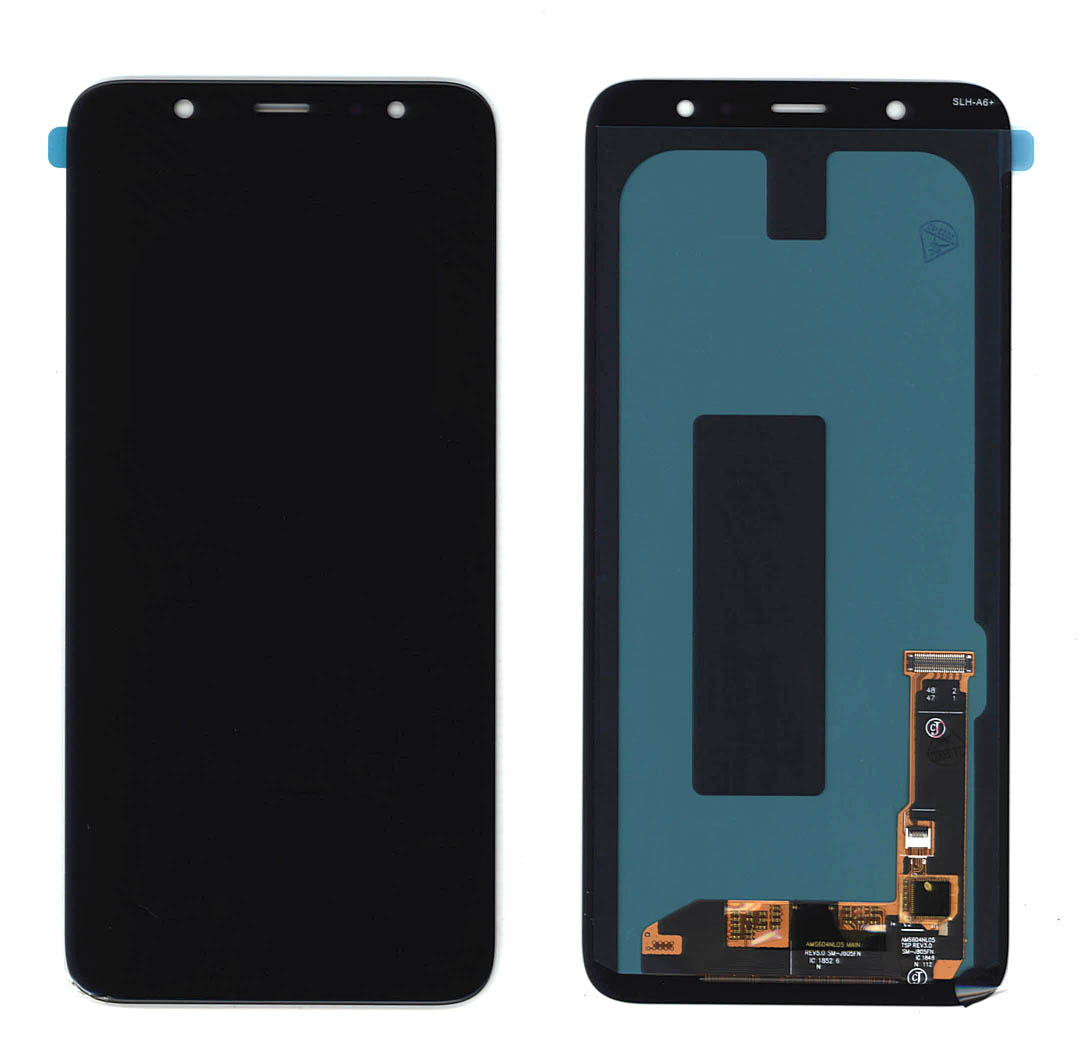 Дисплей для Samsung Galaxy A6 Plus SM-A605F в сборе с тачскрином (OLED Full Size) черный