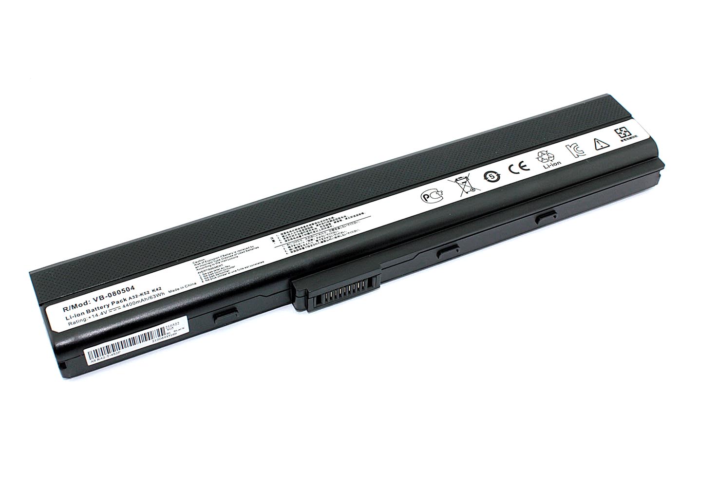 Аккумуляторная батарея для ноутбука Asus K52 4400mAh A32-K52 14.4V OEM черная