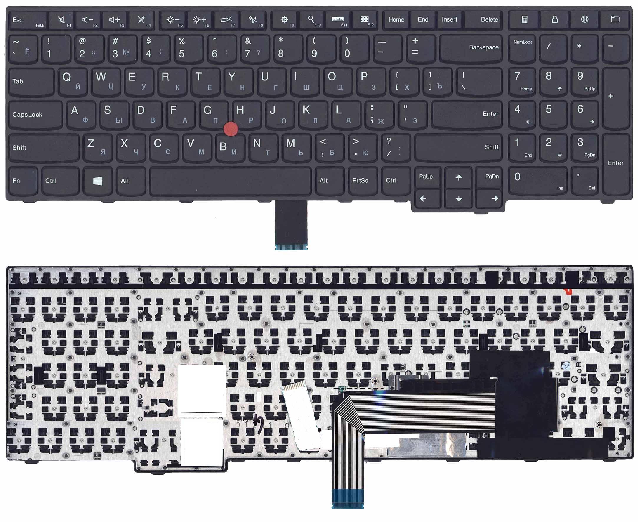 Клавиатура для ноутбука Lenovo Thinkpad Edge E550 E550C E555 E560 E565 черная