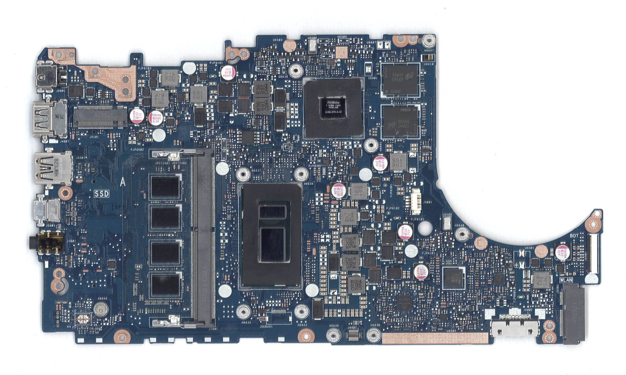 Материнская плата для Asus TP410UF 8G/I7-8550U 90NB0IS0-R00010