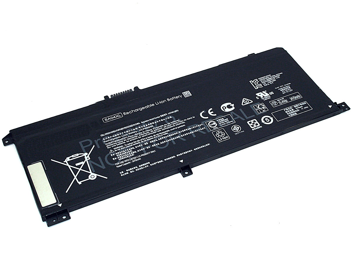 Аккумуляторная батарея для ноутбука HP Envy X360 15-DR (SA04XL) 15.12V 55.67Wh