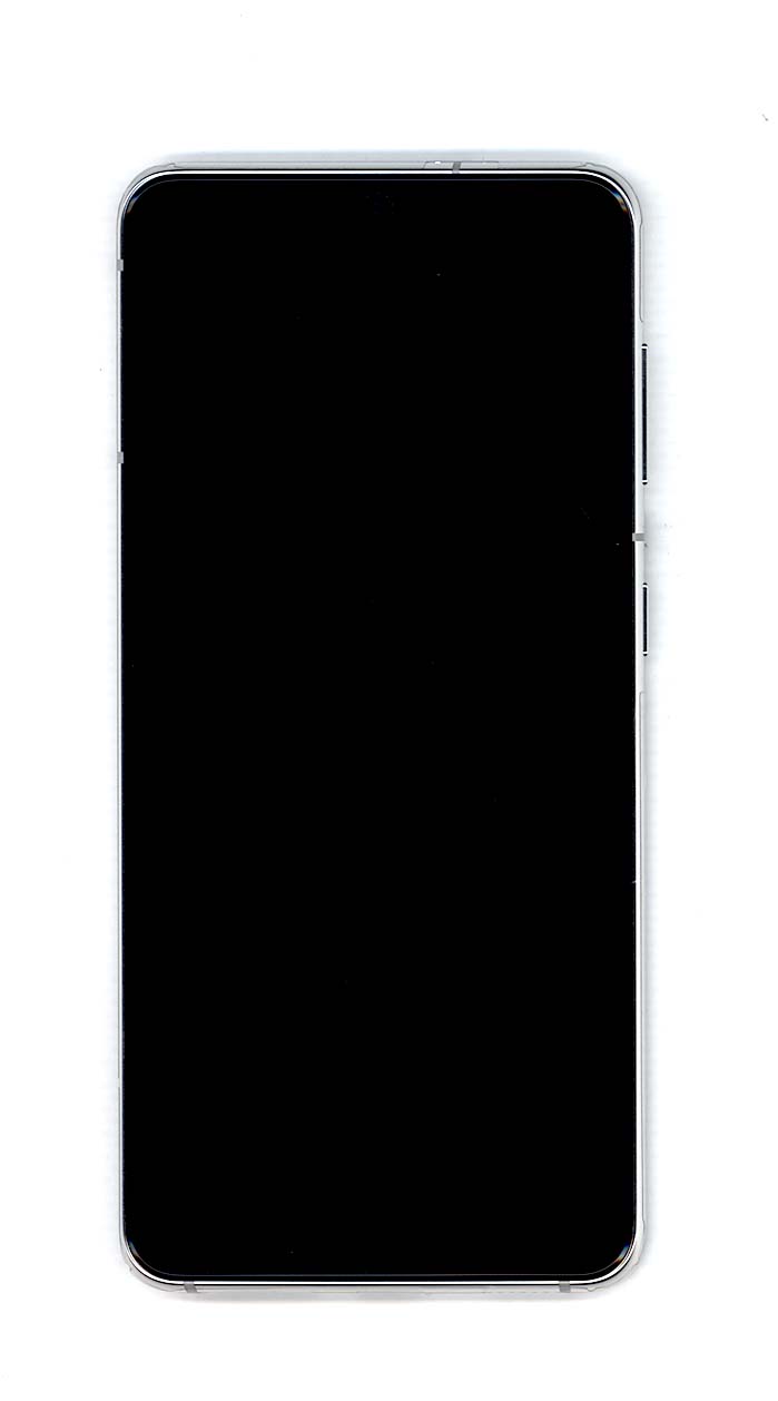 Дисплей для Samsung Galaxy S21 5G SM-G991B/DS белый с рамкой