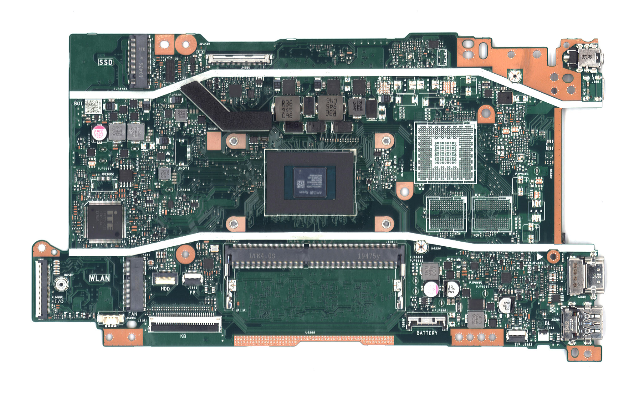 Материнская плата для Asus X509DA 4G/R3-3200U 90NB0P50-R00040