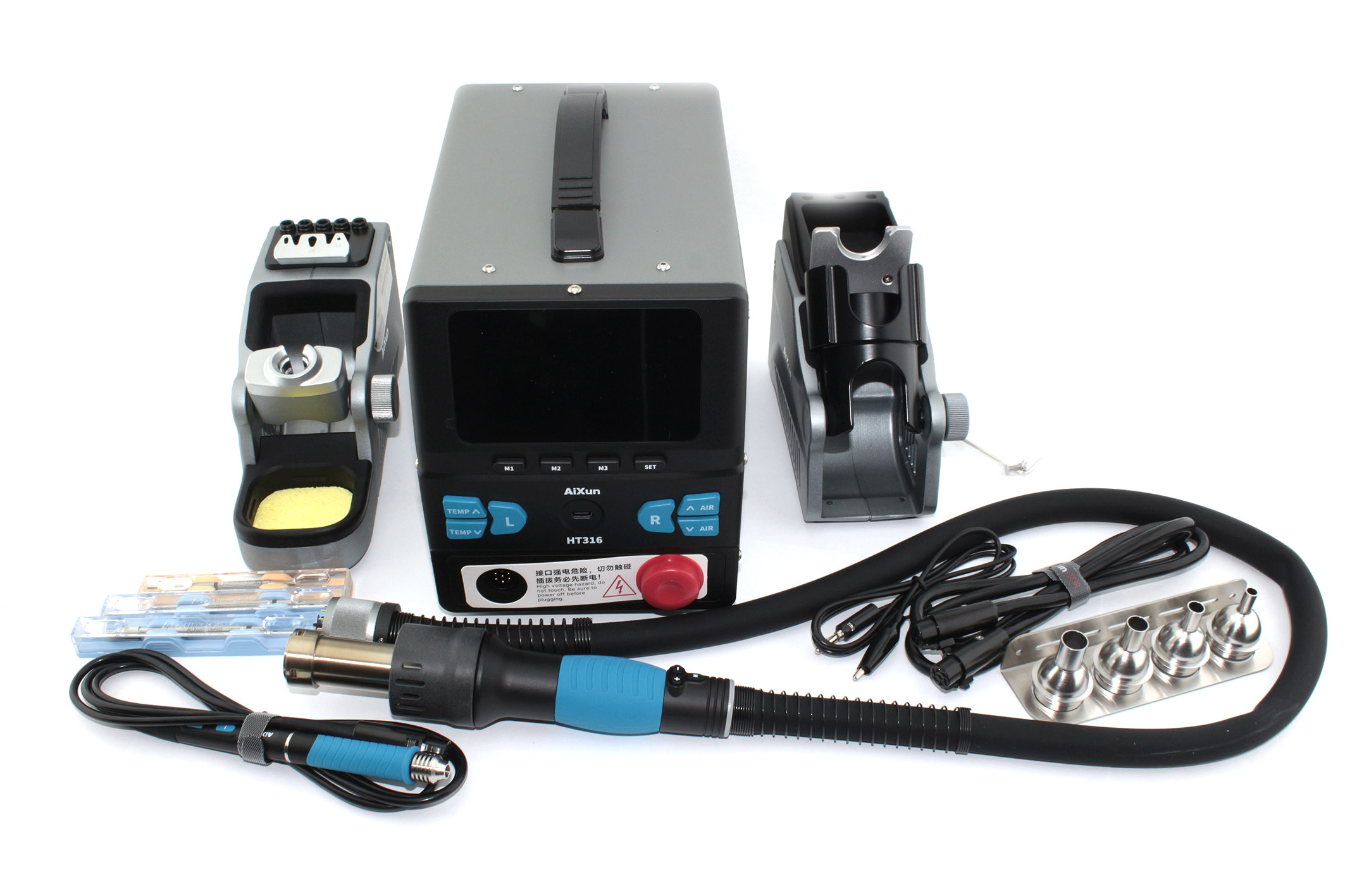 Паяльная станция с термофеном Aixun HT316 ( жала С115, C030, C080, C150)