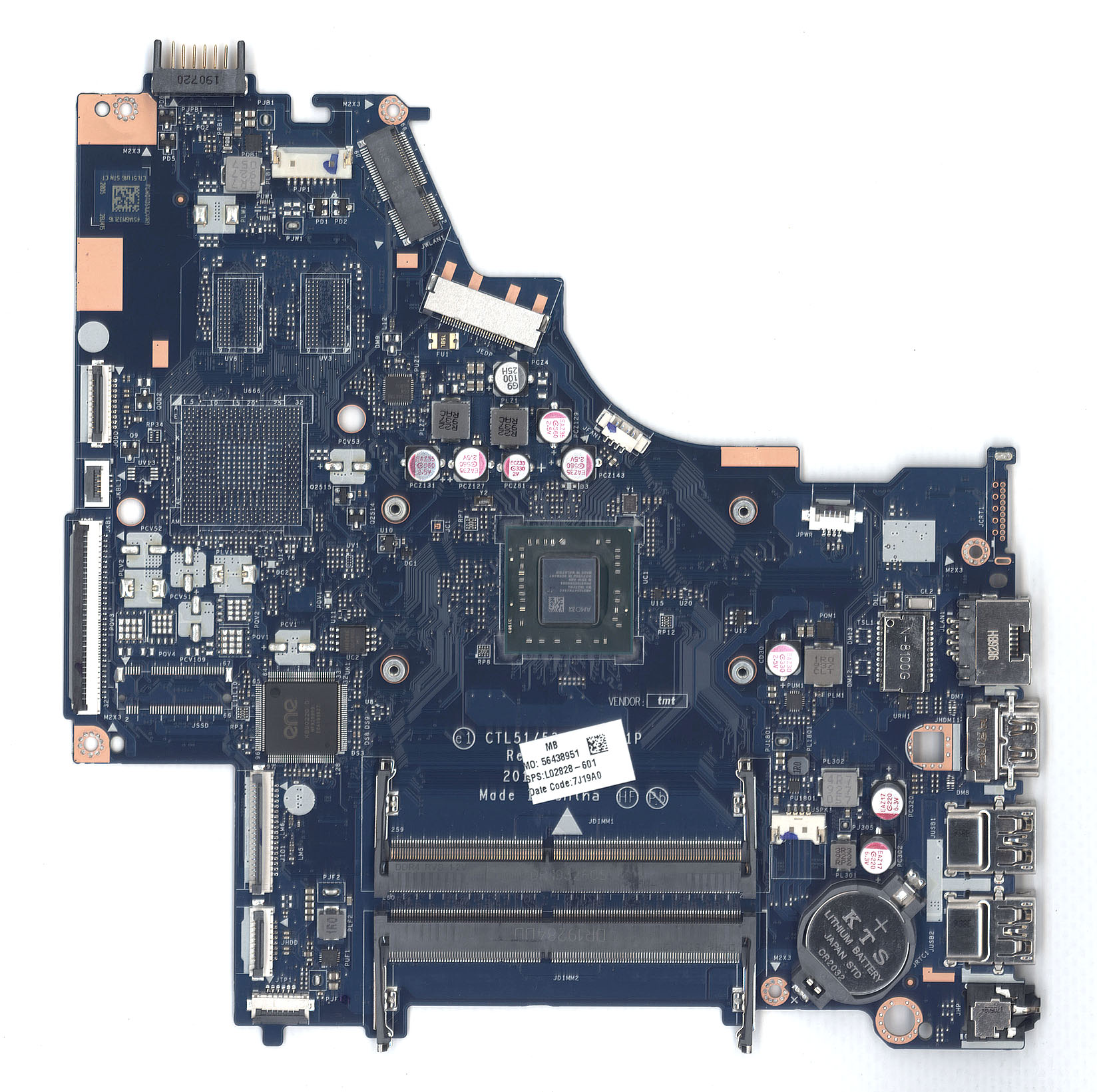 Материнская плата LA-E841P HP 15-BW A4-9120 UMA L04215-001, L02828-001