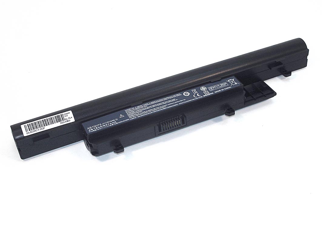 Аккумуляторная батарея для ноутбука Gateway EC39C 11.1V 5200mAh OEM черная