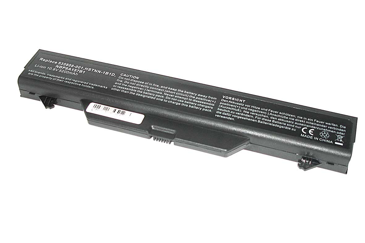 Аккумуляторная батарея для ноутбука HP Compaq 4510s 4710s (HSTNN-1B1D) 10.8V 5200mAh OEM черная