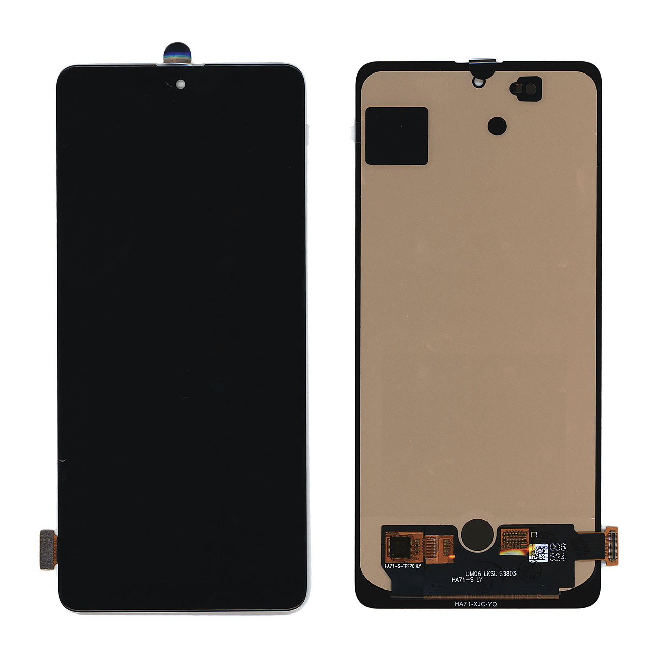 Дисплей для Samsung Galaxy A71 SM-A715F в сборе с тачскрином (OLED Small Size) черный