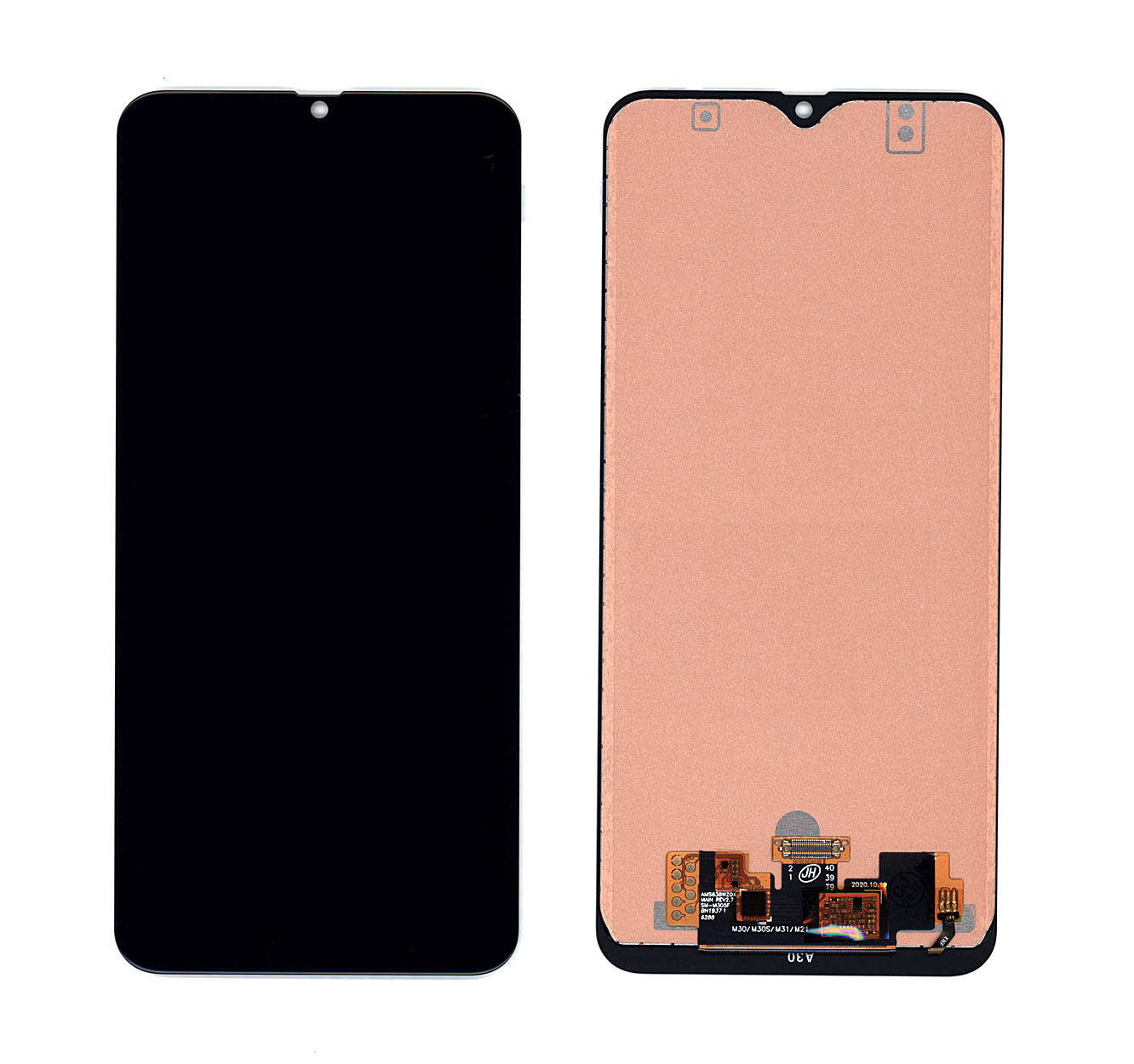 Дисплей (модуль) для Samsung Galaxy M30S SM-M307 в сборе с тачскрином (TFT) черный
