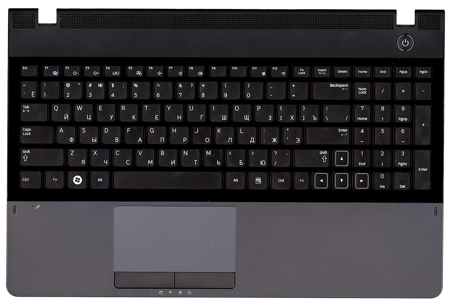 Топкейс для Samsung 300E5A 305E5A темно-серый