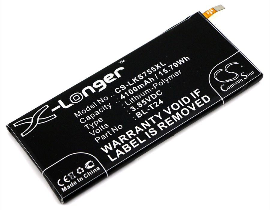 Аккумулятор CS-LKS755XL BL-T24 для LG K212, K220  3.85V / 4100mAh / 15.79Wh