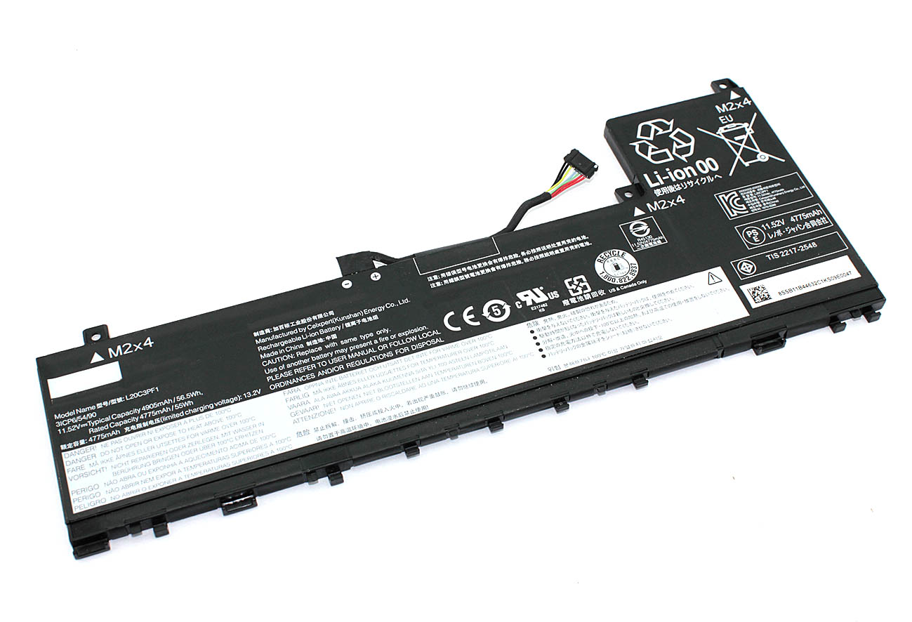 Аккумуляторная батарея для ноутбука Lenovo IdeaPad 5 Pro (L20M3PF1) 11.52V 56.5Wh