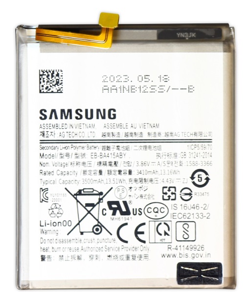 Аккумулятор (батарея) для Samsung Galaxy A41 (SM-A415F) EB-BA415ABY 3410mAh VoltPack