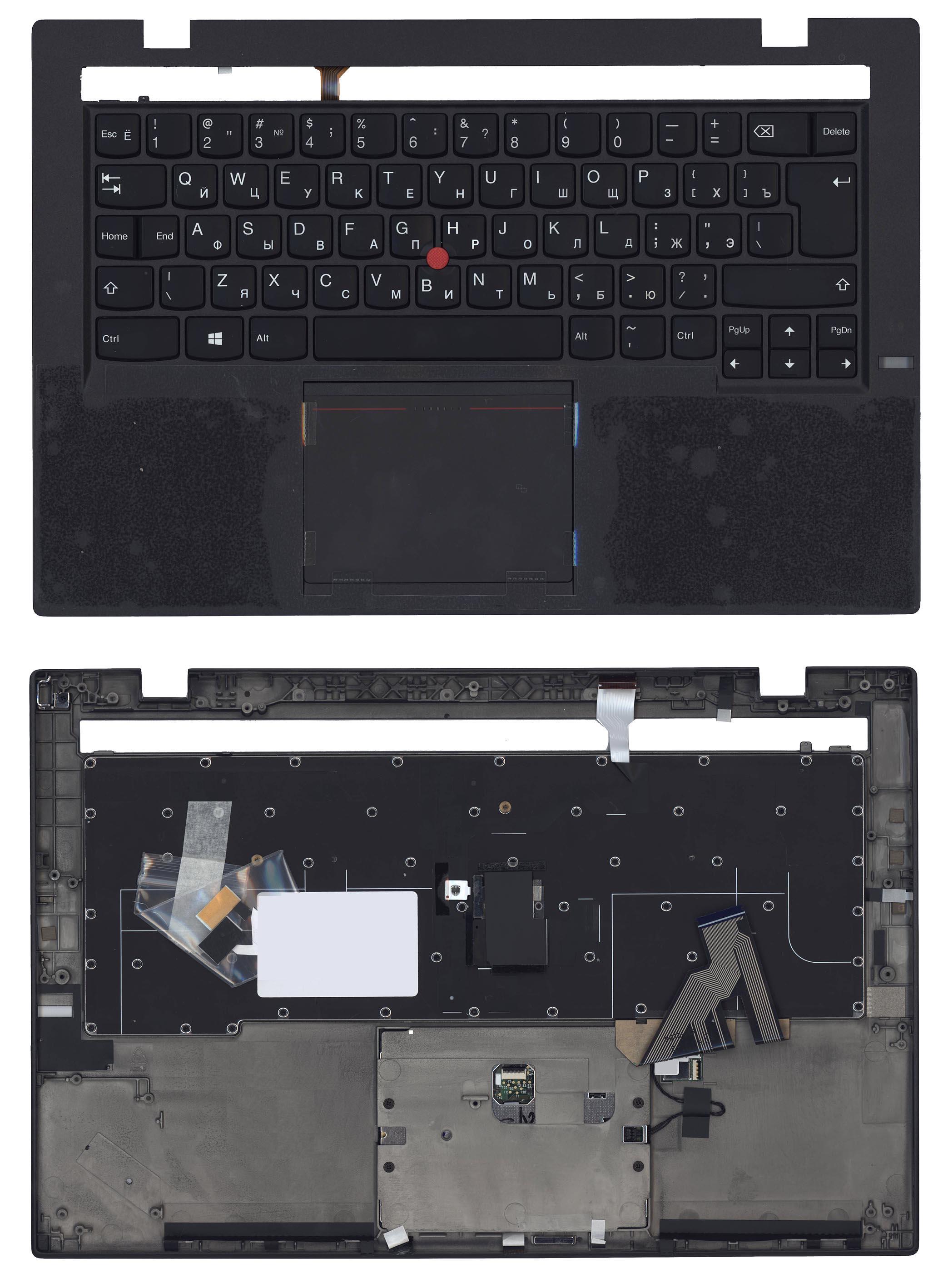 Топкейс для Lenovo ThinkPad X1 carbon Gen 2 2014  черный с подсветкой