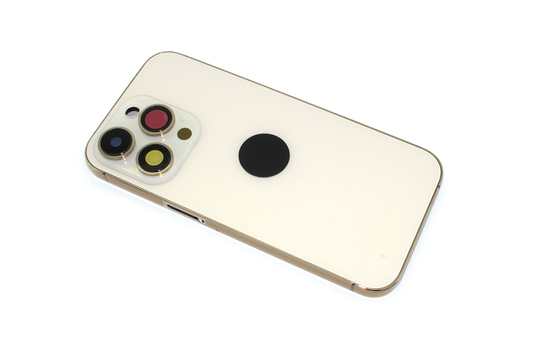 Задняя крышка (корпус 1 Sim) для iPhone 14 Pro (A2891) золотая