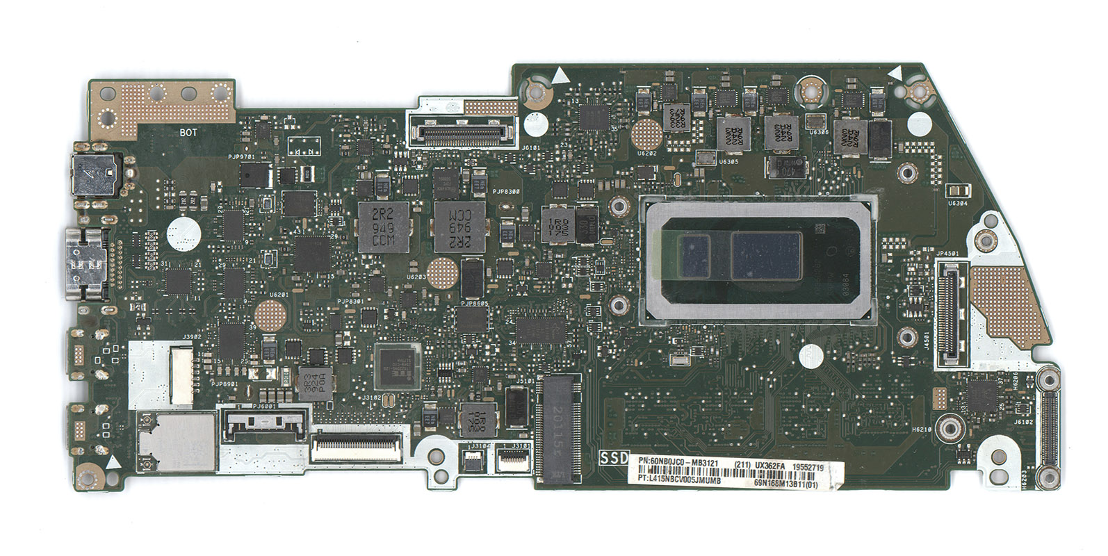 Материнская плата для Asus UX362FA 16G/I7-8565U 90NB0JC0-R00030