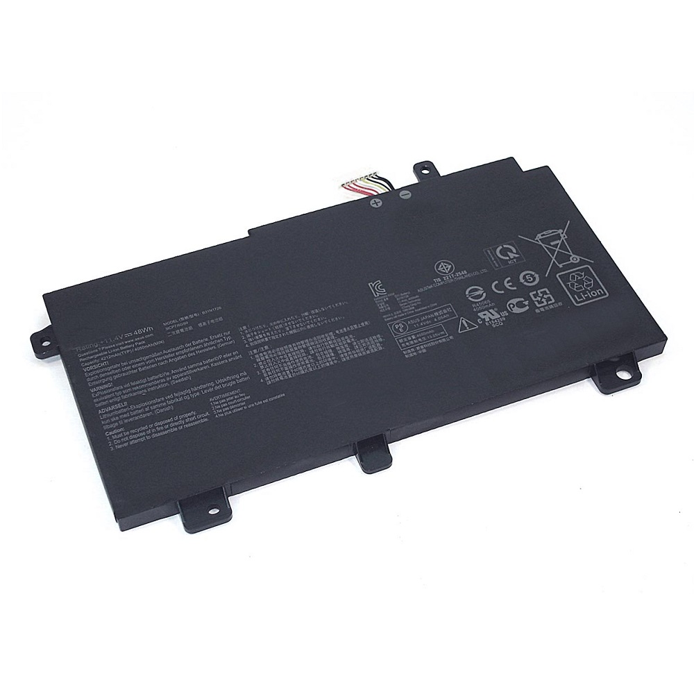 Аккумуляторная батарея для ноутбука Asus FX504 (B31N1726) 11.4V 48Wh черная