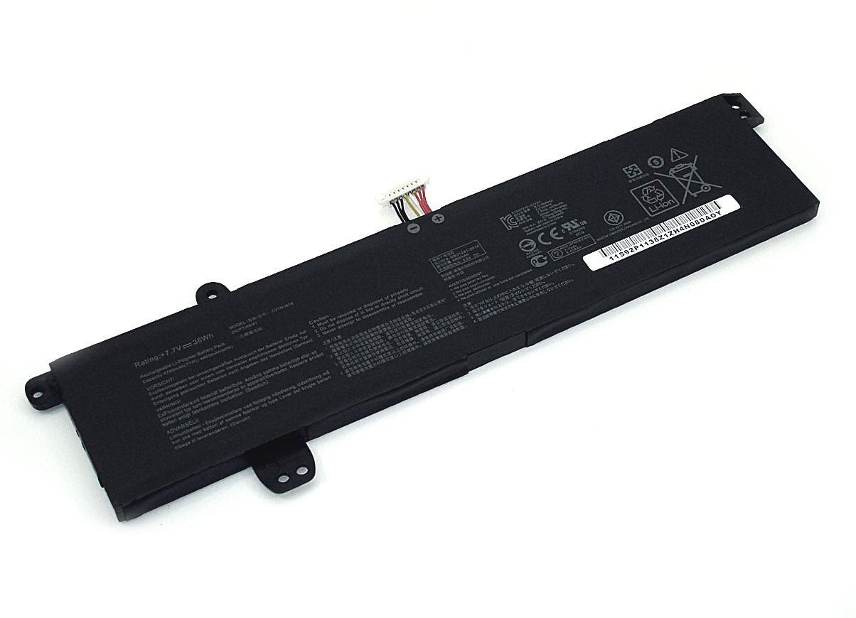 Аккумуляторная батарея для ноутбукa Asus VivoBook X402B (C21N1618) 7.7V 36Wh