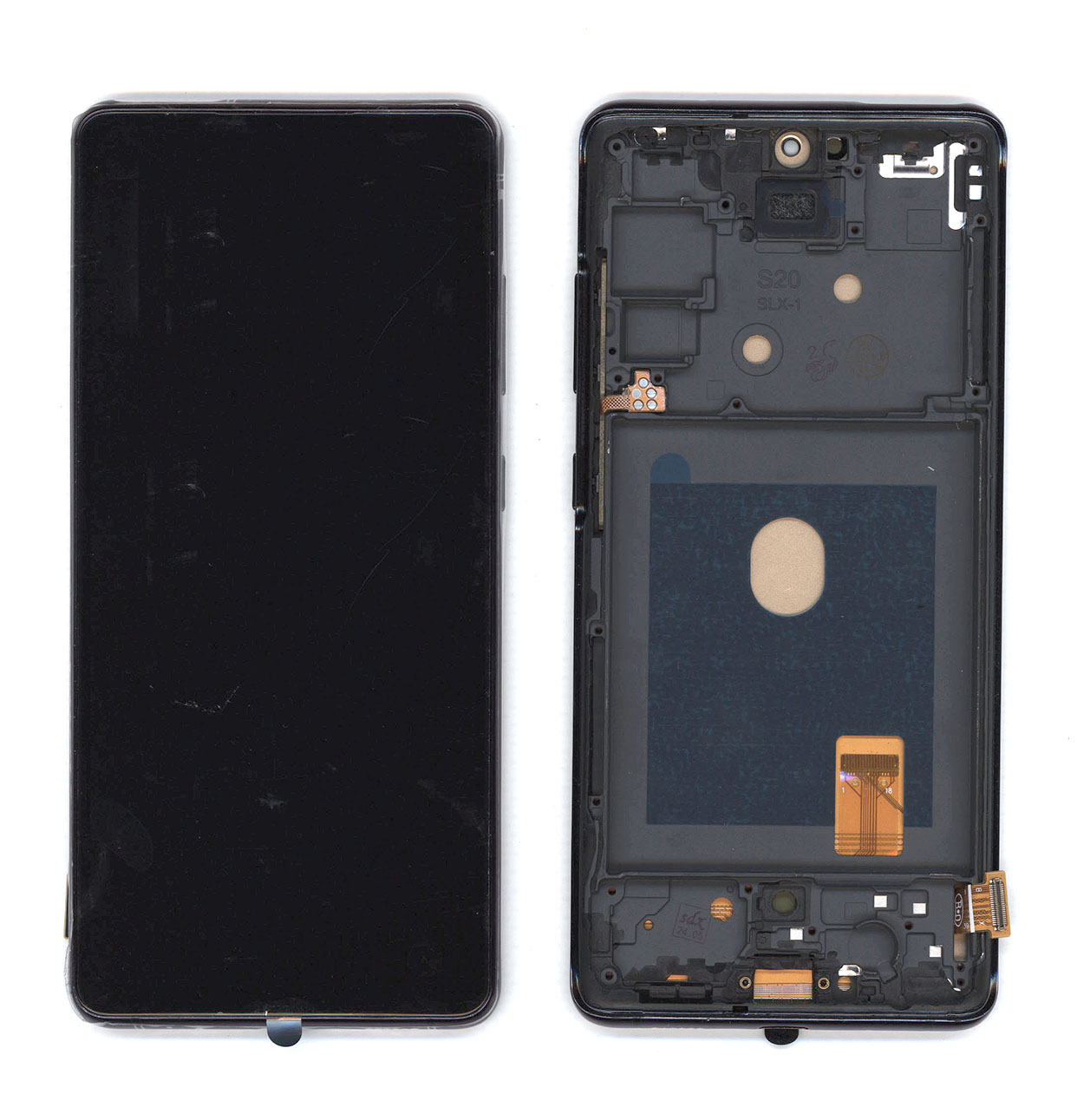 Дисплей для Samsung Galaxy S20 FE SM-G780F в сборе с тачскрином OLED черный