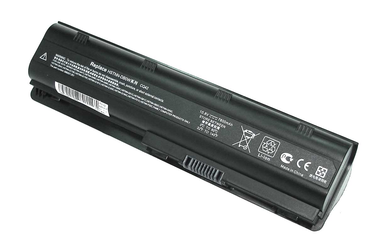 Аккумуляторная батарея для ноутбука HP dm4-1000 DV5-2000 DV6-3000 (HSTNN-Q60C) 7800mAh OEM черная