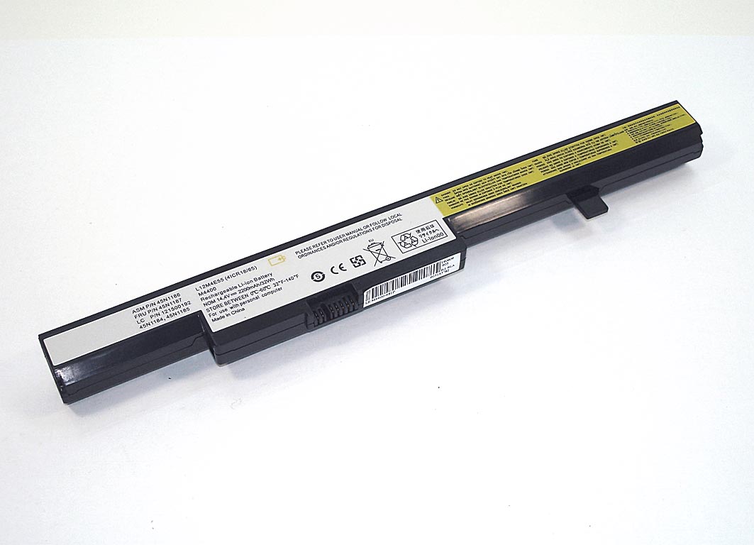 Аккумуляторная батарея для ноутбука Lenovo M4400 14.4V 2600mAh OEM черная