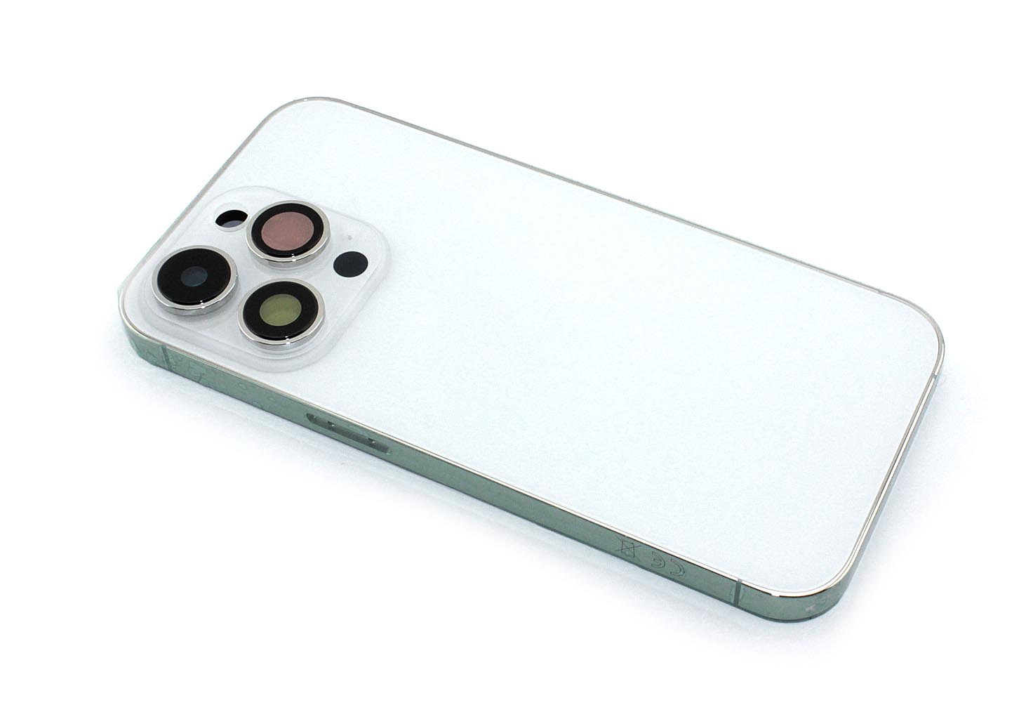 Задняя крышка (корпус) в сборе с рамкой для Apple iPhone 14 Pro белая