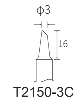 Жало ATTEN T2150-3C для паяльника ST-2150/ST-2150D