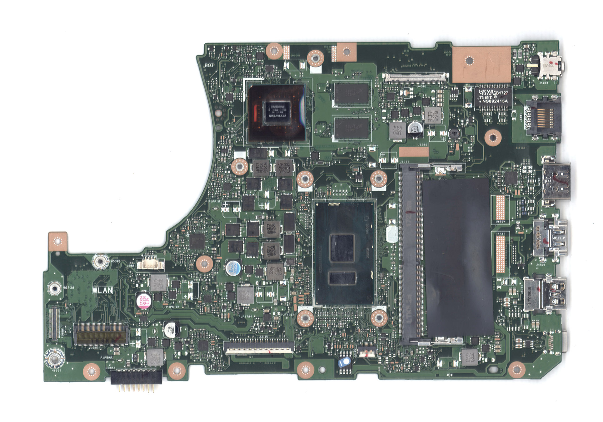 Материнская плата для Asus X556UQ 4G/I5-7200U донор компонентов