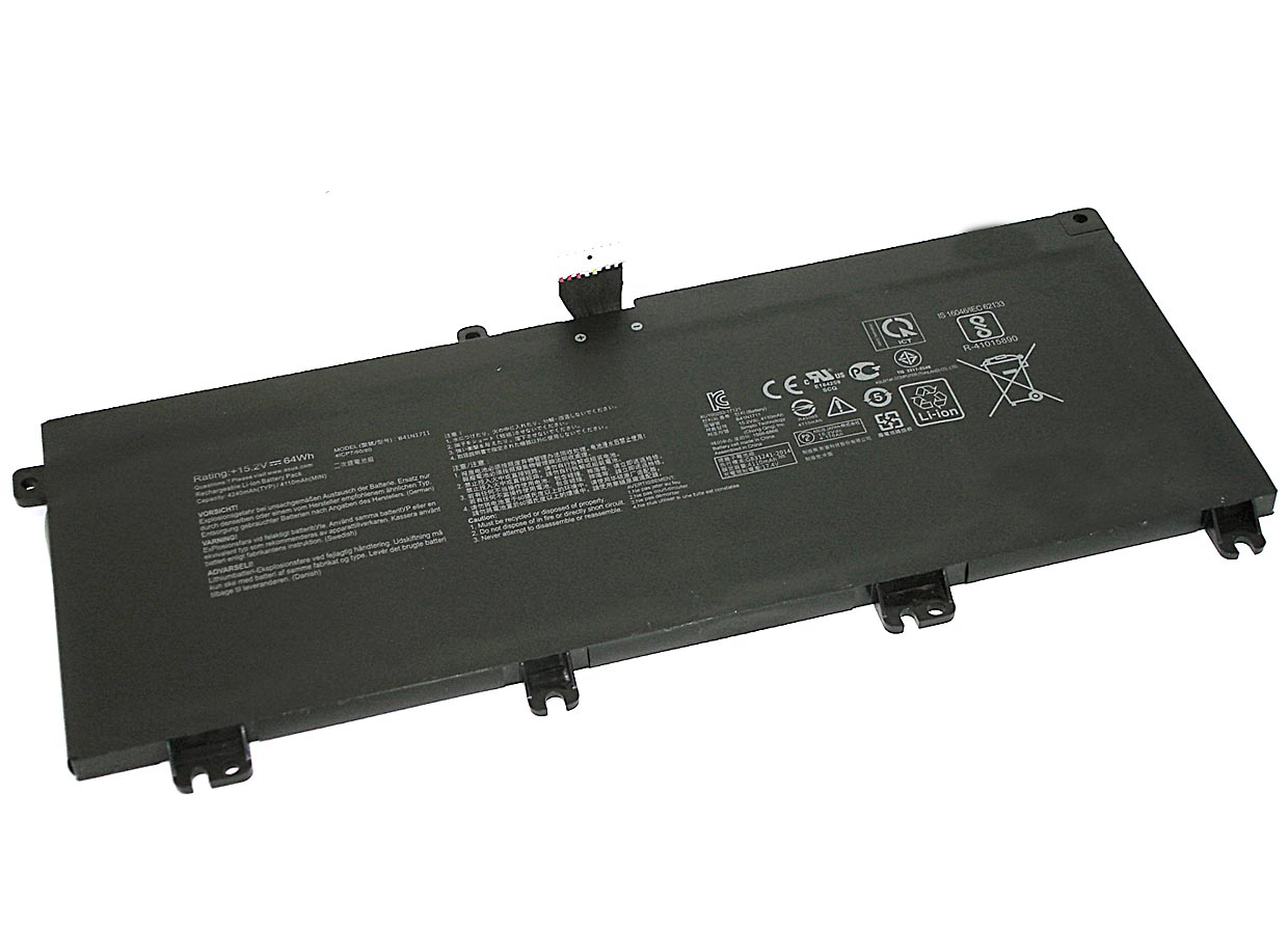 Аккумуляторная батарея для ноутбука Asus GL703VD FX705GM (B41N1711) 15.2V 64Wh черная