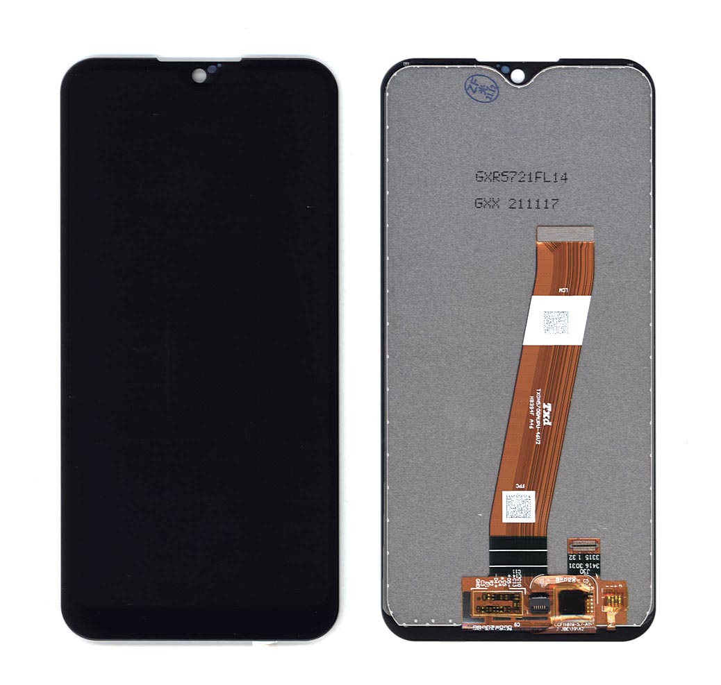 Дисплей (модуль) для Samsung Galaxy M01 SM-M015 в сборе с тачскрином черный