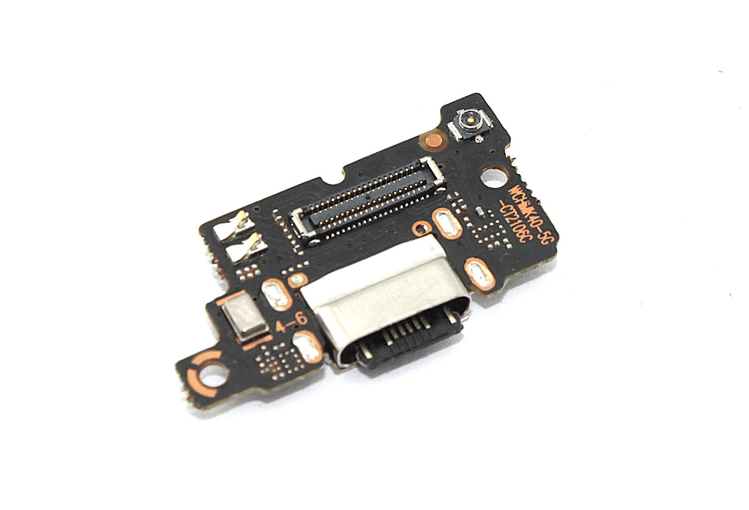 Нижняя плата с разъемом зарядки и микрофоном для Xiaomi Redmi K40, K40S, K40 Pro