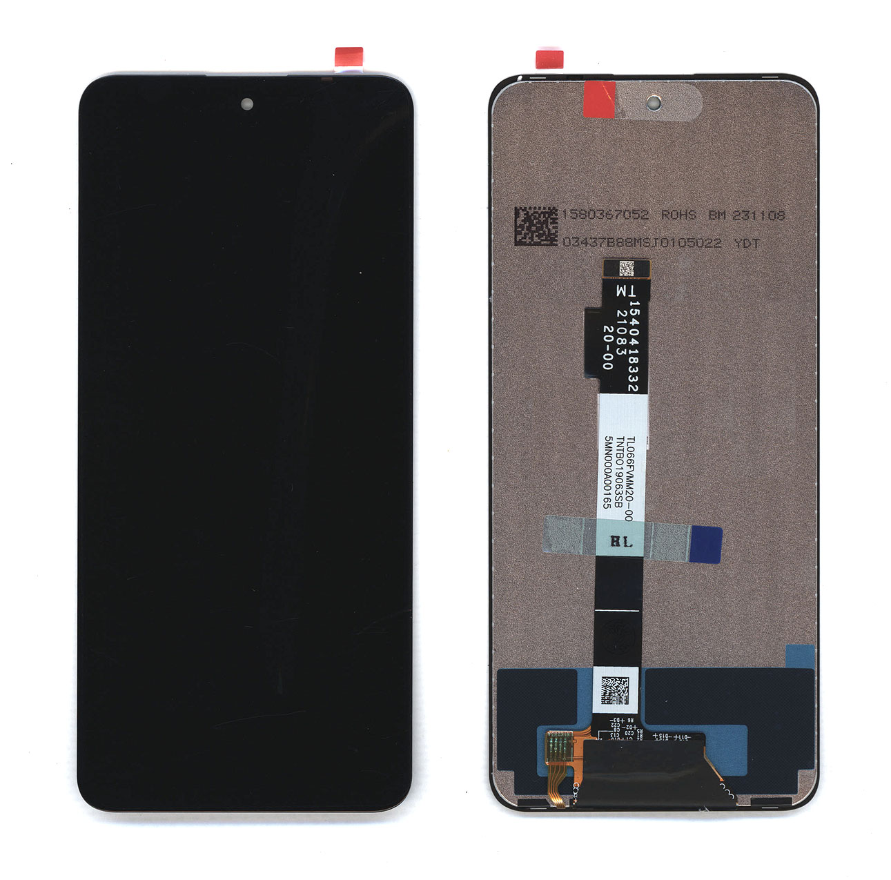 Дисплей для Xiaomi Redmi Note 10 Pro 5G, Poco X3 GT, Poco X4 Pro в сборе с тачскрином OLED черный