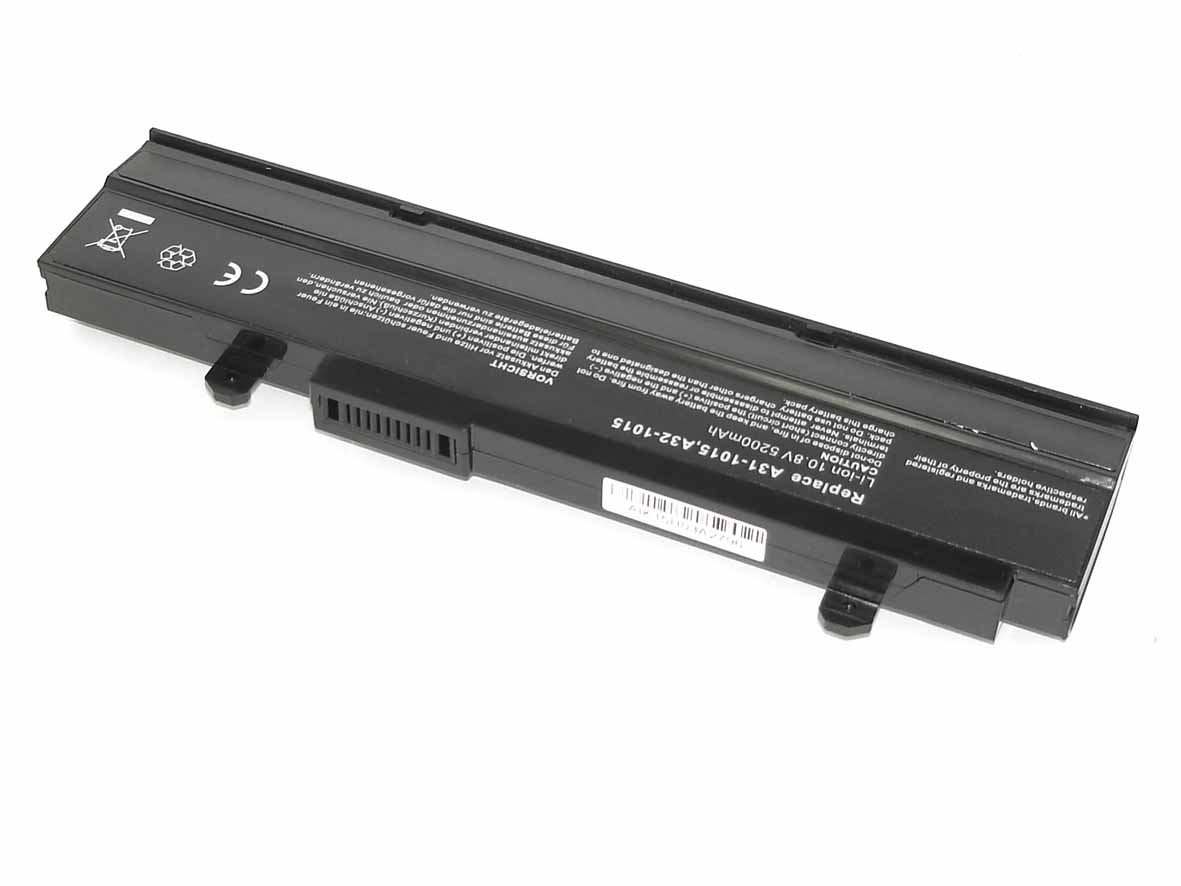 Аккумуляторная батарея для ноутбука Asus Eee PC 1015 (A32-1015) 10.8V 5200mAh OEM черная