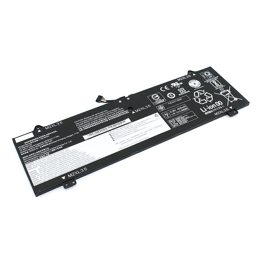 Аккумуляторная батарея для ноутбука Lenovo Ideapad Yoga 7-14ITL5 (L19C4PDC) 15.36V 71Wh