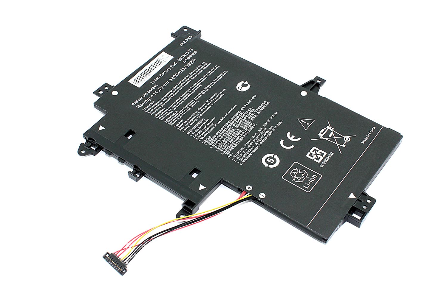 Аккумуляторная батарея для ноутбука Asus TP500LN (B31N1345) 11.4V 3400mAh OEM