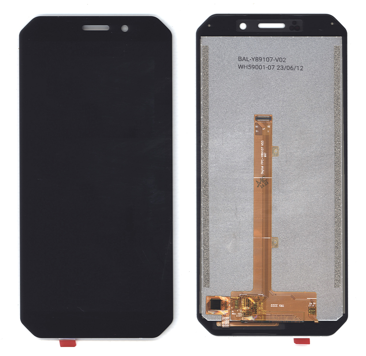 Дисплей для Doogee S51 в сборе с тачскрином черный