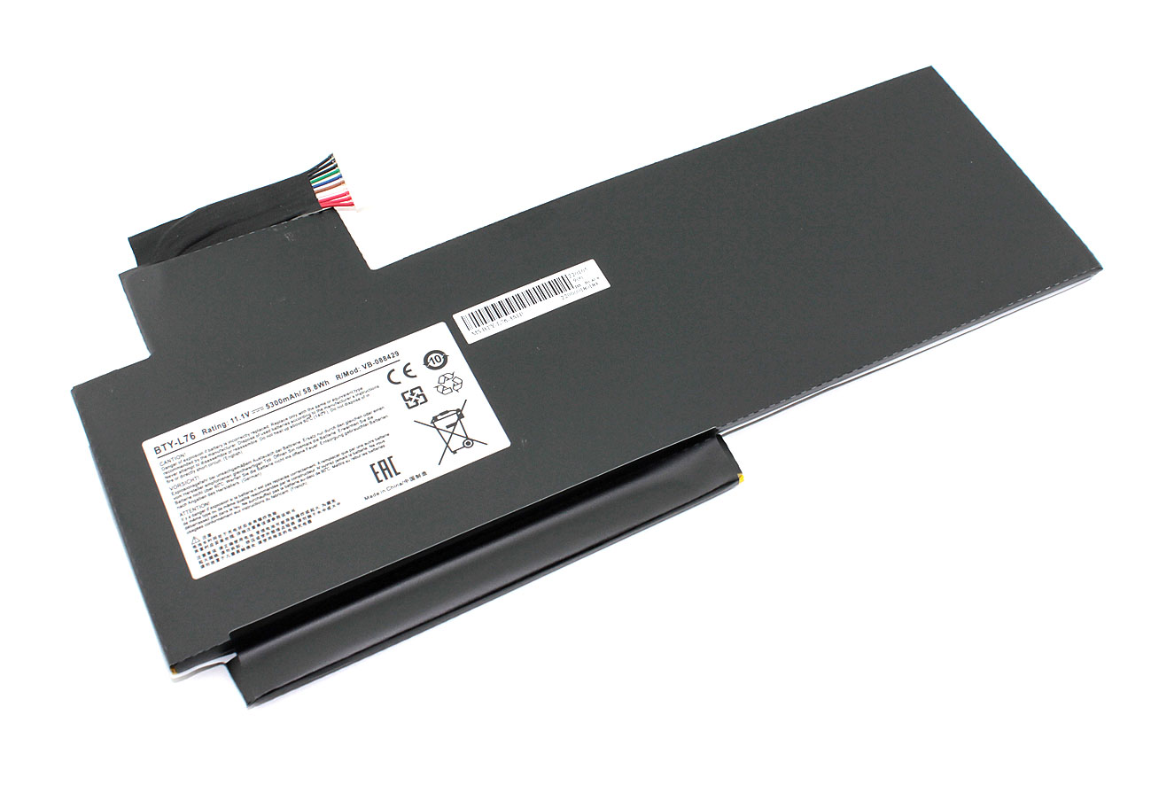 Аккумуляторная батарея для ноутбука MSI GS70 (BTY-L76) 11.1V 58.8Wh OEM