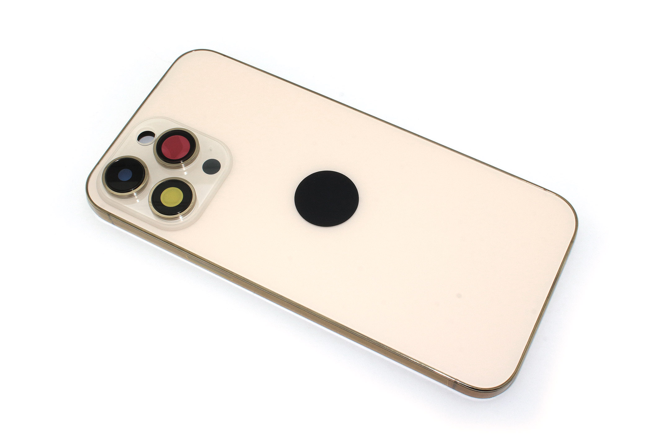 Задняя крышка (корпус 1 Sim) для Apple iPhone 14 Pro Max (A2895) золотая