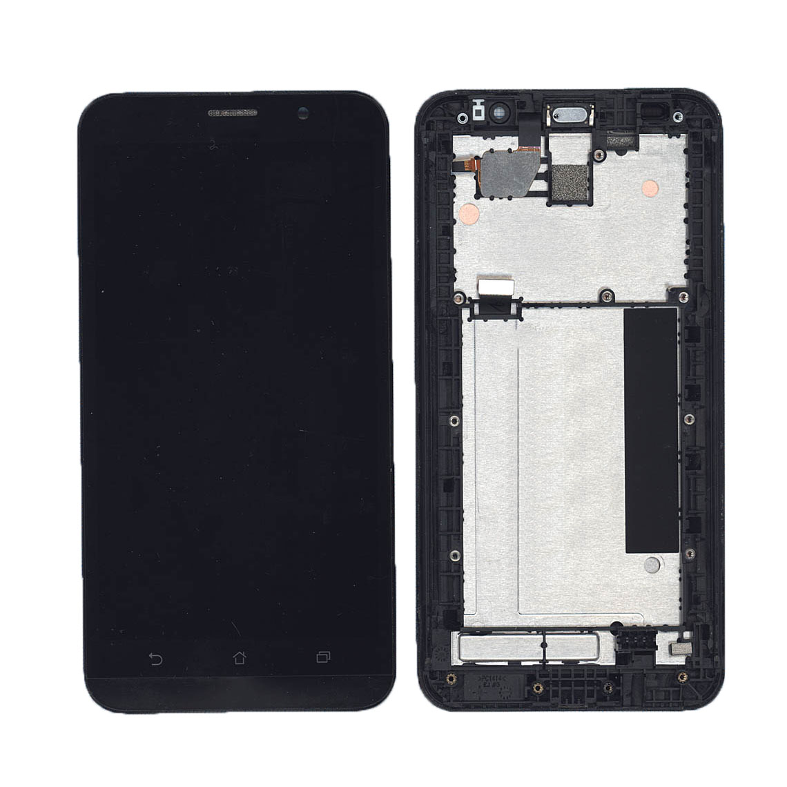 Дисплей для Asus ZenFone 2 ZE551ML черный с рамкой