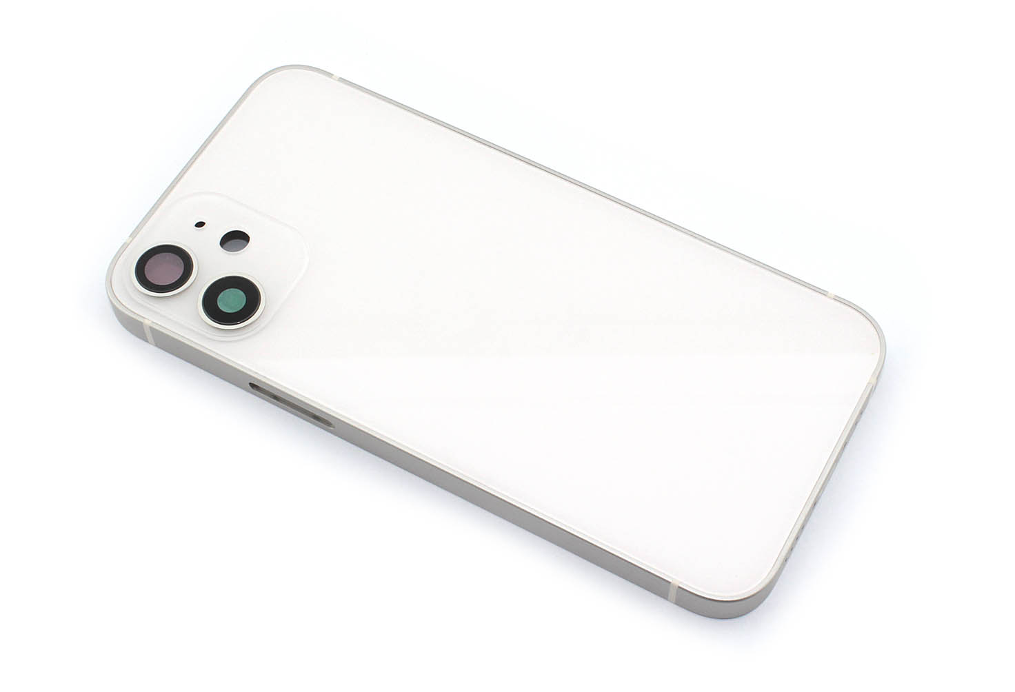 Задняя крышка (корпус) в сборе с рамкой для Apple iPhone 12 Mini белая