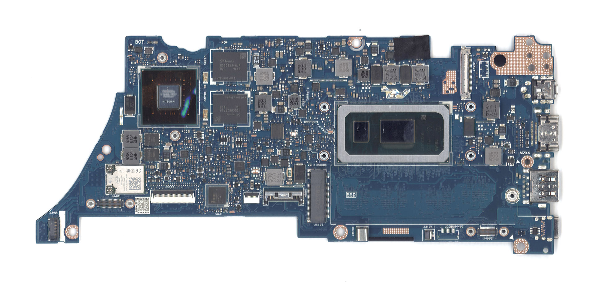 Материнская плата для Asus UX334FL 16G/I7-8565U 90NB0MW0-R00040