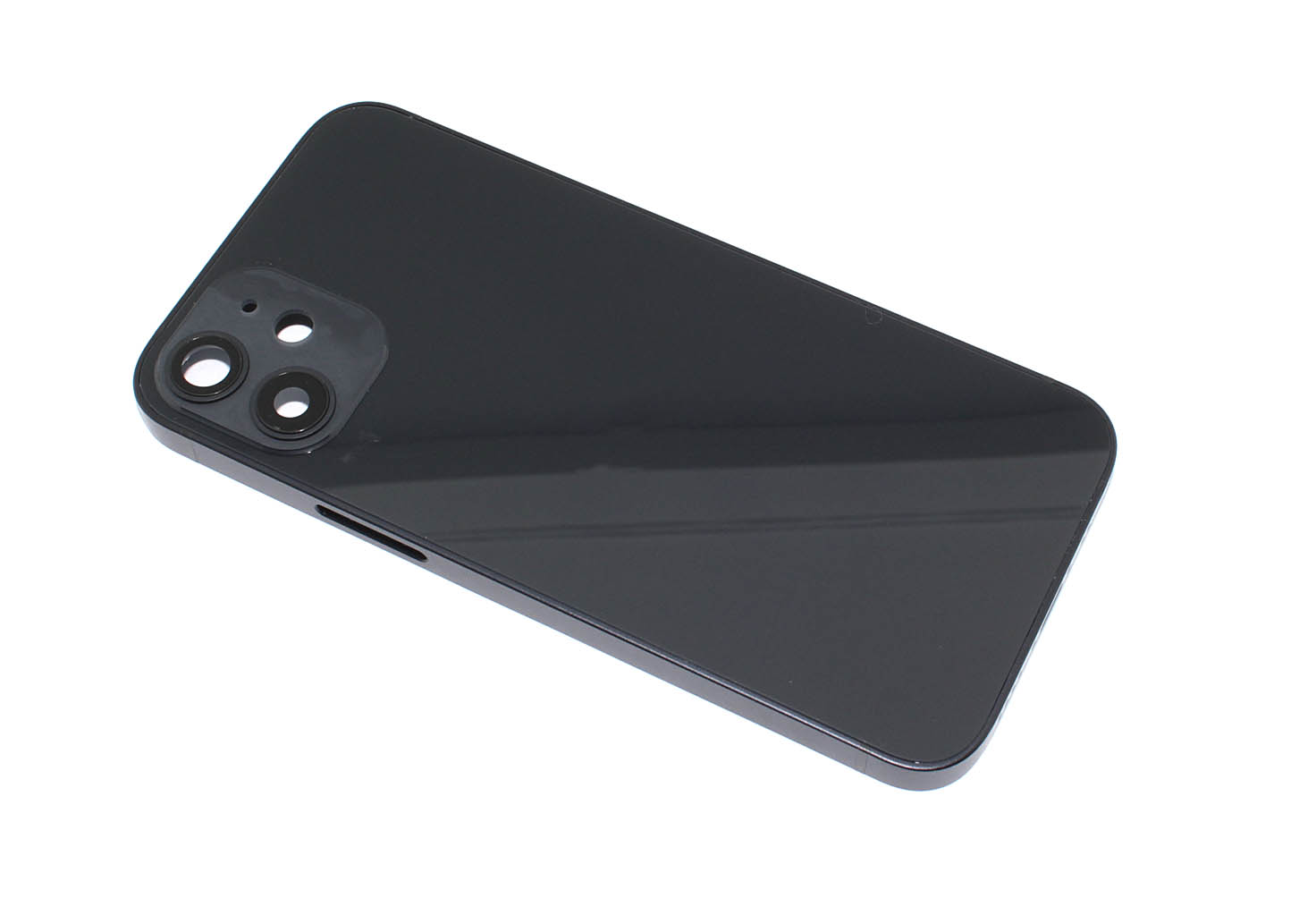 Задняя крышка (корпус) в сборе с рамкой для Apple iPhone 12 Mini черная