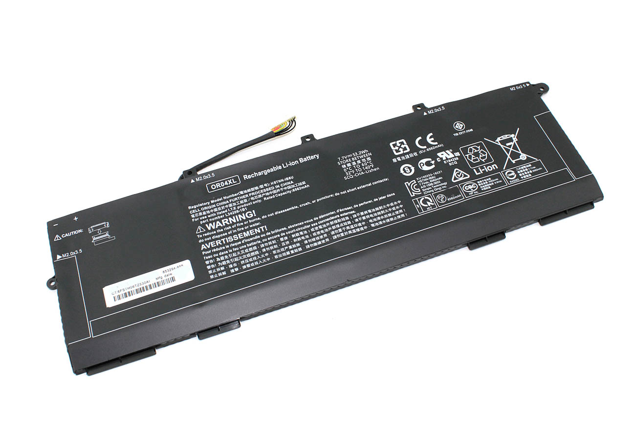 Аккумуляторная батарея для ноутбука HP EliteBook X360 830 G6 (OR04XL) 7.7V 6582mAh
