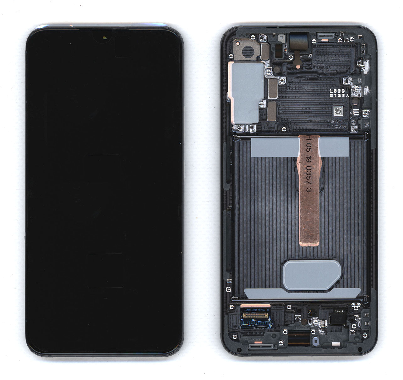 Дисплей для Samsung Galaxy S22 Plus SM-S906B в сборе с тачскрином ServicePack зеленый (GH82-27500C)